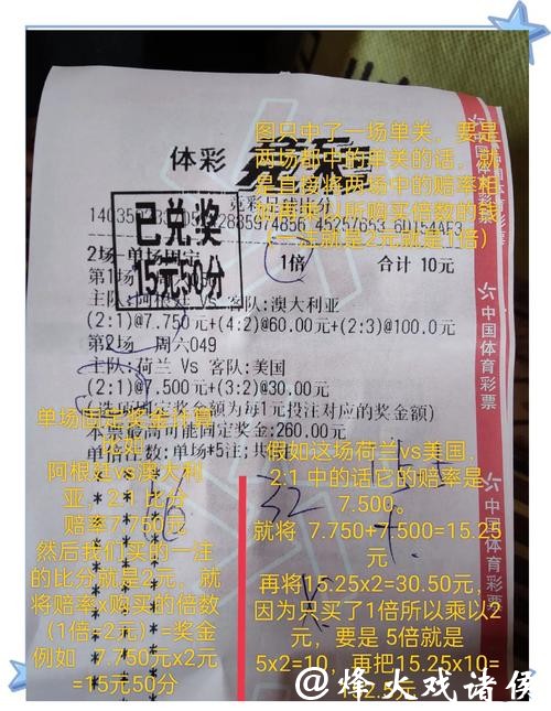 世界杯竞彩实战：资深玩家的投注日记